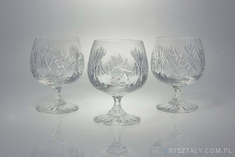 Kieliszki kryształowe do koniaku 170 ml - ZA247 (Z0108)  - zdjęcie duże 1