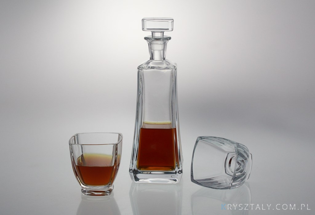 BOHEMIA: Komplet kryształowy do whisky - AREZZO (CZ880635)  - zdjęcie duże 1
