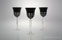Kieliszki kryształowe do wina 240 ml - BLACK (421 KR3)