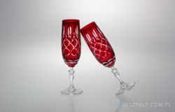 Kieliszki kryształowe do szampana 180 ml - RUBIN (440 CARO)