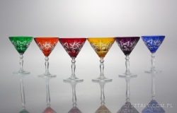 Kieliszki kryształowe /małe/ do martini 40 ml - KOLOR MIX