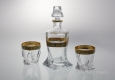 Komplet kryształowy do whisky - QUADRO VERSO Gold (CZ531858) - zdjęcie małe