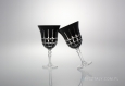 Kieliszki kryształowe do wina 300 ml - BLACK (446 KR23) - zdjęcie małe