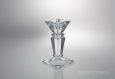 Świecznik kryształowy 20,5 cm - EMPERY (000522) - zdjęcie małe 1