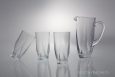 Komplet kryształowy Dzbanek + 6 szklanek - QUADRO (410880611) - zdjęcie małe 2