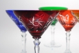 Kieliszki kryształowe do martini 115 ml - KOLOR MIX - zdjęcie małe 1