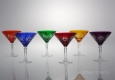 Kieliszki kryształowe do martini 115 ml - KOLOR MIX - zdjęcie małe 2