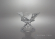 Misa kryształowa na nodze 22,5 cm - ORIGAMI (999351) - zdjęcie małe 1