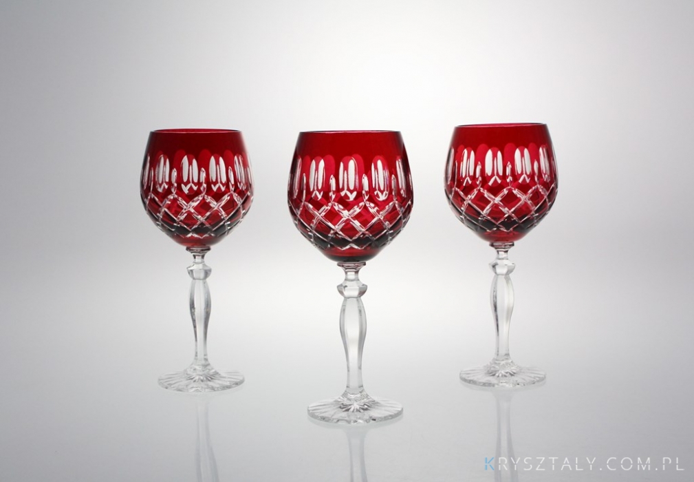 Kieliszki kryształowe do wina 300 ml - RUBIN (372X CARO) - zdjęcie główne
