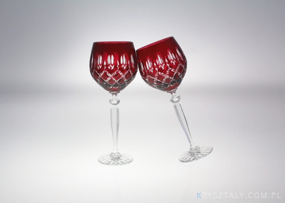 Kieliszki kryształowe do wina 300 ml - RUBIN (372 CARO) - zdjęcie główne