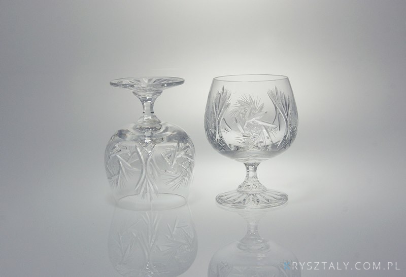 Kieliszki kryształowe do koniaku 170 ml - ZA247 (Z0108)  - zdjęcie duże 2