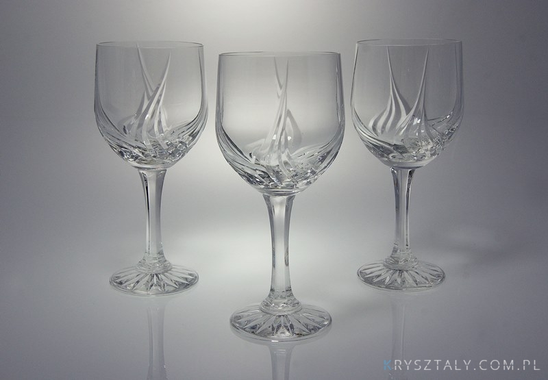 Kieliszki kryształowe goblet 240 ml - ZA1562 (Z0027)  - zdjęcie duże 1