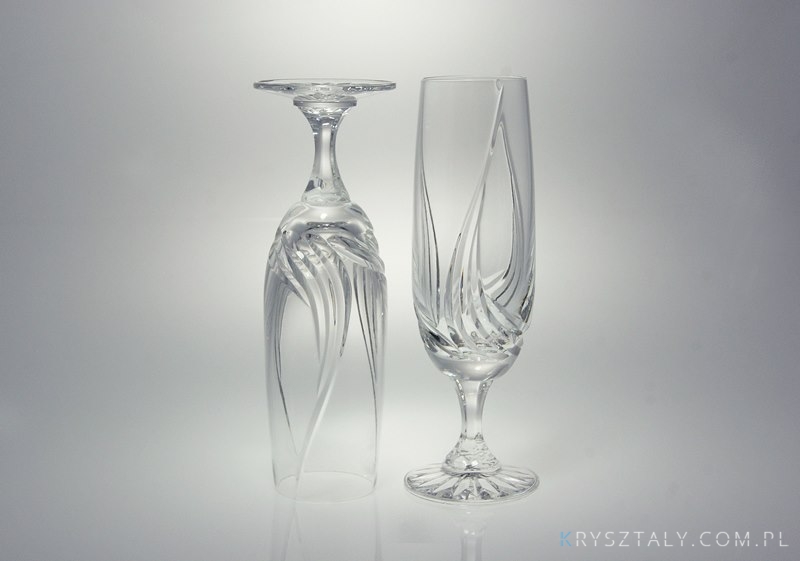 Kieliszki kryształowe do szampana 170 ml - ZA1562 (Z0031)  - zdjęcie duże 2