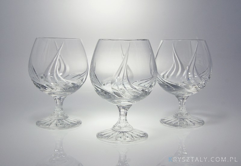 Kieliszki kryształowe do koniaku 250 ml - ZA1562 (Z0032)  - zdjęcie duże 1