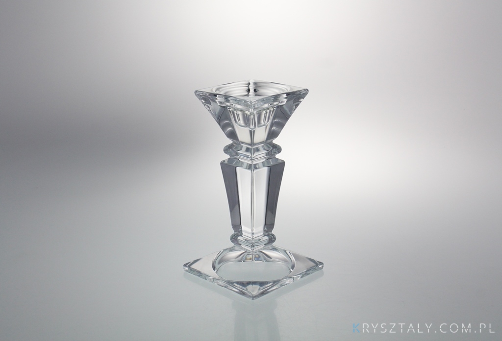 Świecznik kryształowy 20,5 cm - EMPERY (000522)  - zdjęcie duże 1