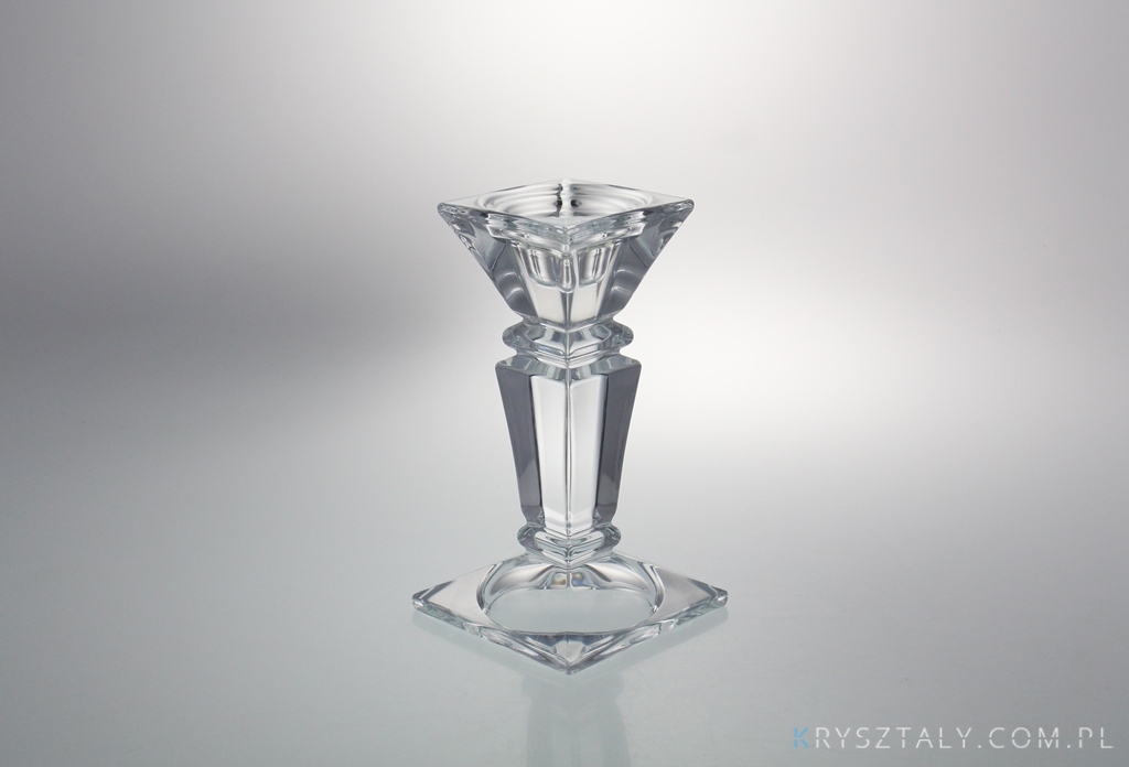 Świecznik kryształowy 20,5 cm - EMPERY (000522)  - zdjęcie duże 1