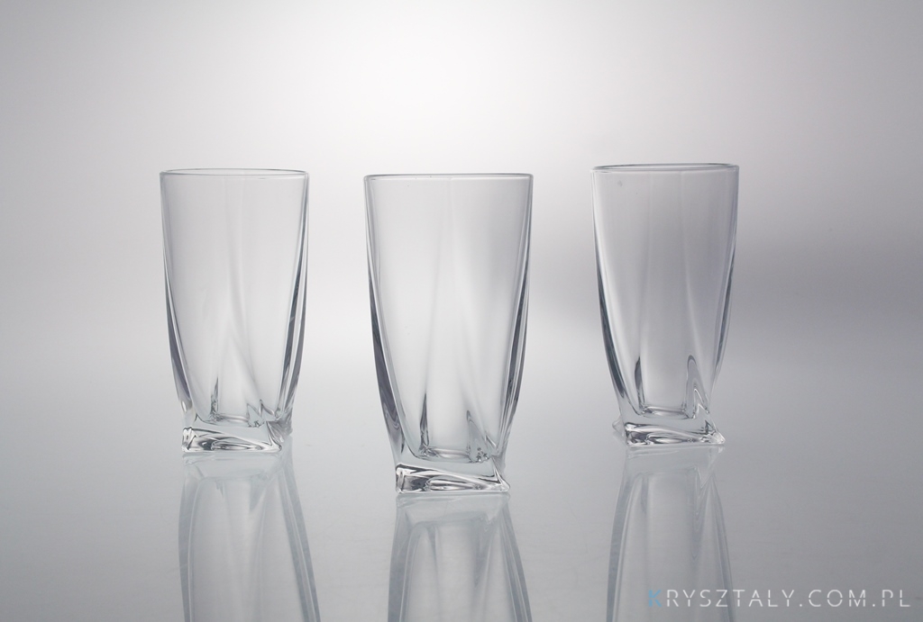 Szklanki kryształowe 350 ml - QUADRO (CZ880581)  - zdjęcie duże 1