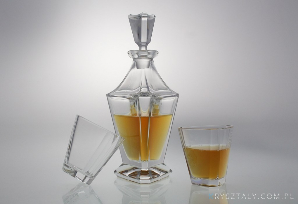 Komplet kryształowy do whisky - ICE GLAMUR (CZ747068)  - zdjęcie duże 1