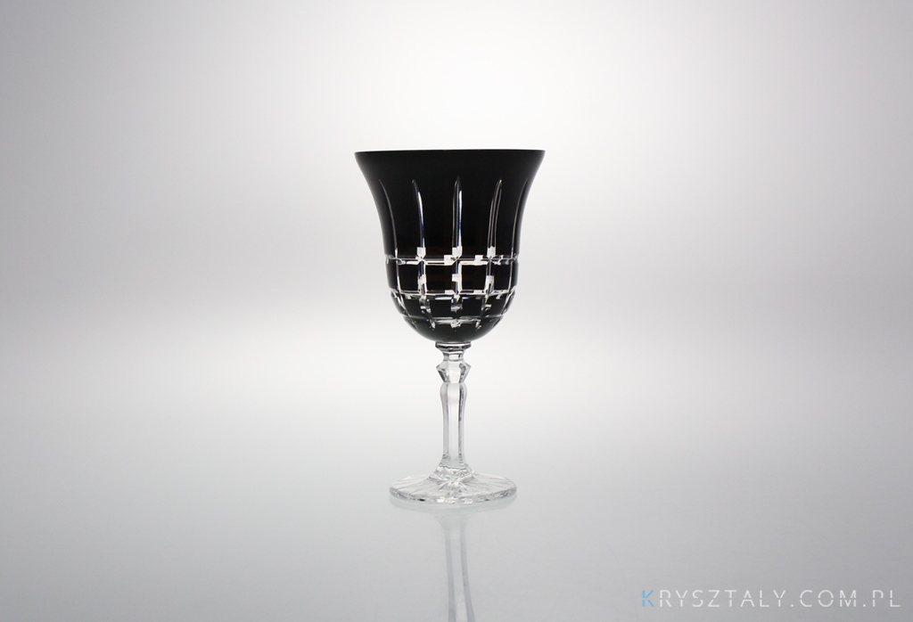 Kieliszki kryształowe do wina 300 ml - BLACK (446 KR23)  - zdjęcie duże 2