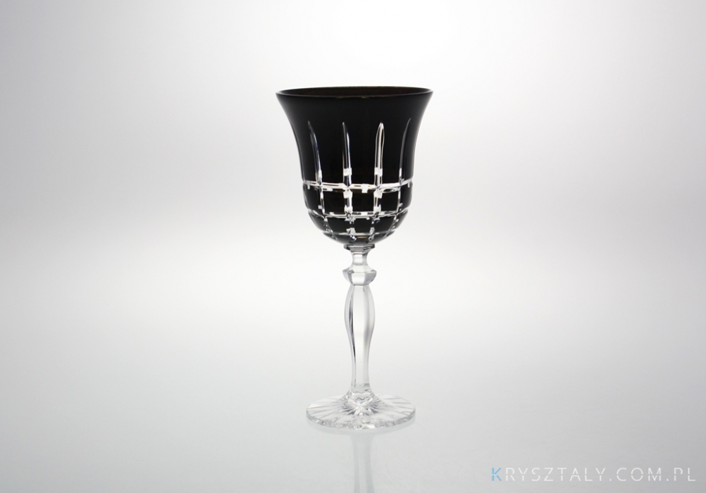 Kieliszki kryształowe do wina 240 ml - BLACK (421X KR3)  - zdjęcie duże 2