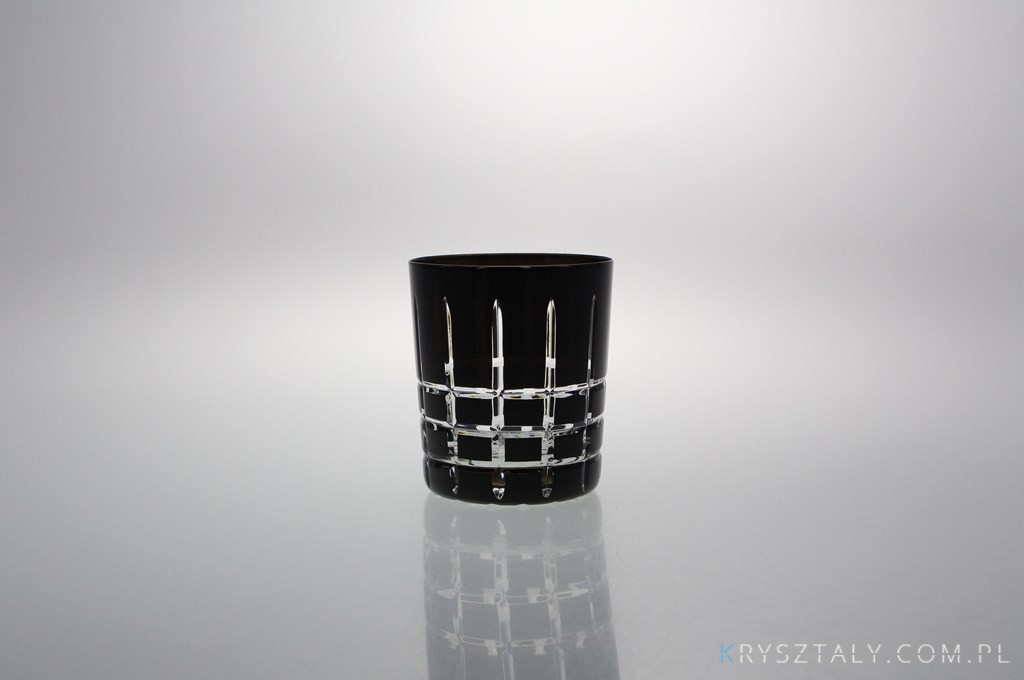 Szklanki kryształowe niskie 240 ml - BLACK (298 KR3)  - zdjęcie duże 2