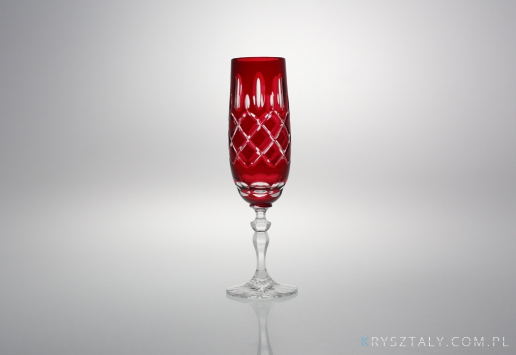 Kieliszki kryształowe do szampana 180 ml - RUBIN (440 CARO)  - zdjęcie duże 2