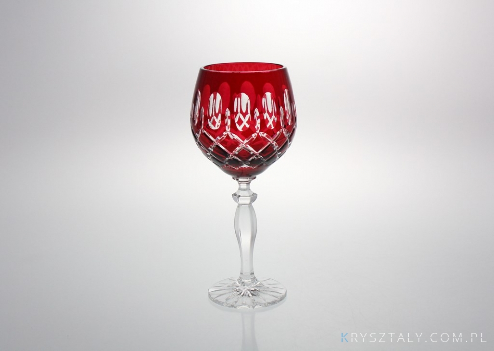 Kieliszki kryształowe do wina 300 ml - RUBIN (372X CARO)  - zdjęcie duże 2
