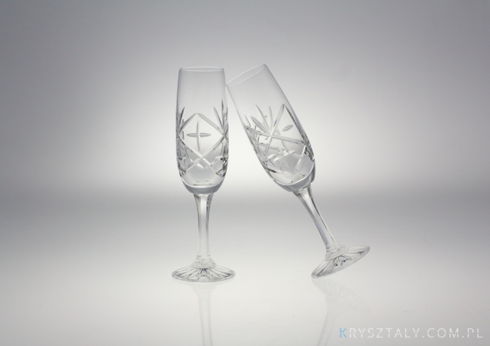 Kieliszki kryształowe do szampana 180 ml / 2 szt. - 1907 (ZA0715)   - zdjęcie duże 2