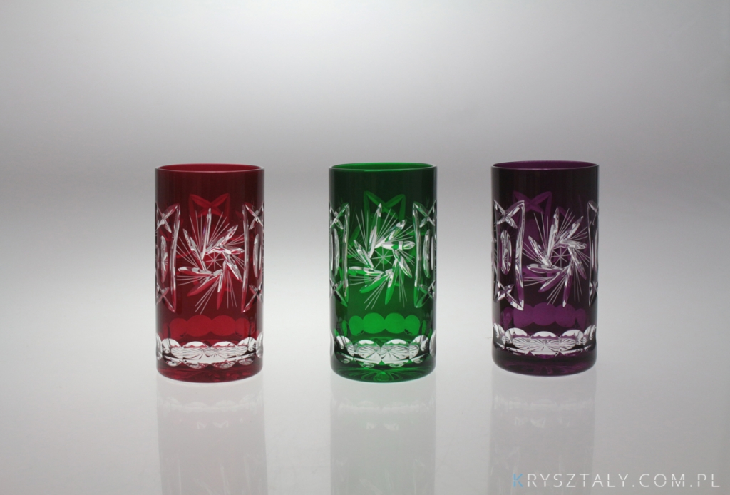 Szklanki kryształowe 283 ml - KOLOR MIX (6K)  - zdjęcie duże 1