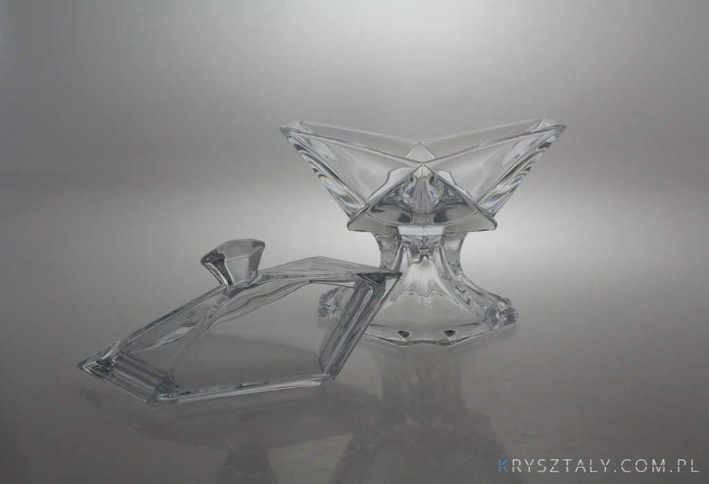 Bomboniera kryształowa na nodze 23,5 cm - ORIGAMI (999320)  - zdjęcie duże 1