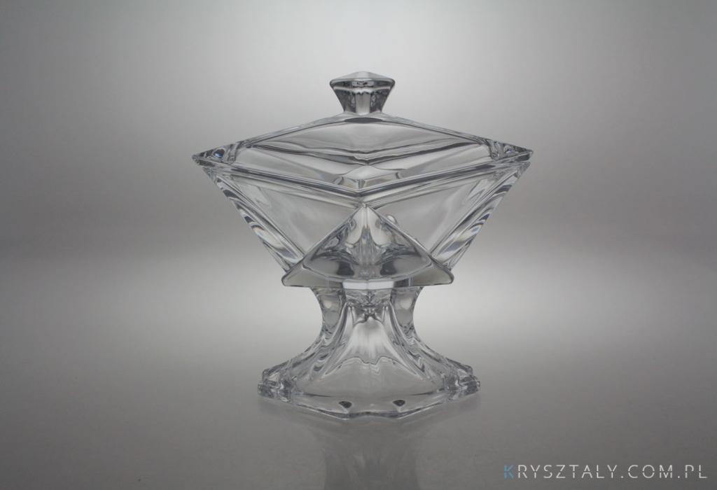 Bomboniera kryształowa na nodze 23,5 cm - ORIGAMI (999320) - zdjęcie główne